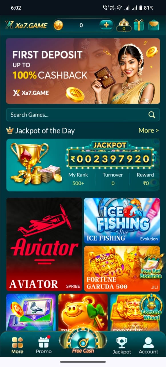 XA7 Game Mobile App – Cricket, Slots & Live Casino